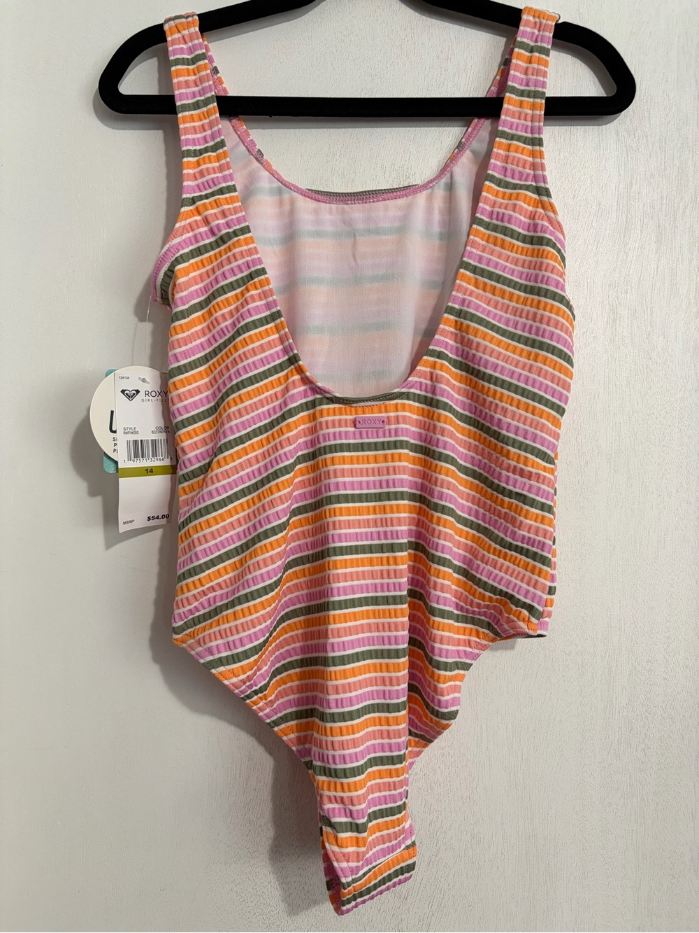 Roxy Girls’ Striped Swimsuit - Picture 2 of 4